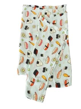 Loulou Lollipop Sushi Muslim Swaddle Blanket - bamboo cotton